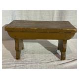 Vintage Softwood Foot Stool