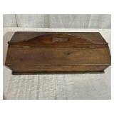Primitive Slant Lid Hardware Tote