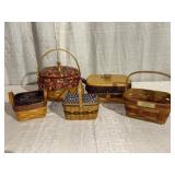 (5) Longaberger Baskets