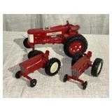 (3) Ertl IH Toy Tractors