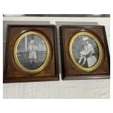 (2) Framed Portraits