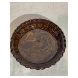 Ned Foltz Redware Pie Plate
