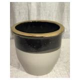 Stoneware Tutone Storage Crock