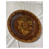 Ned Foltz Redware Plate