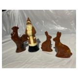 Grp. Foltz & Contemporary Redware Figures