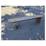 Antique Mortise Leg Bench