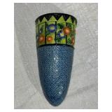 Decorative Pottery Wall Pocket