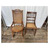 Cane Seat Rocking & Side Chair