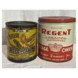 Lancaster Peanut Tin w/ Cottage Cheese Can