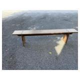 Vintage Mortised Leg Bench