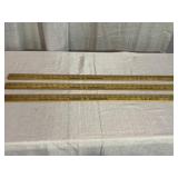 (3) Harold W. Diffenderfer Yard Sticks