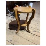 Oak 2-Tier Plant Stand