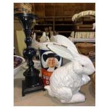 Canister, Figurine & Candle Holder