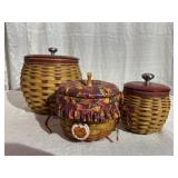 (3) Longaberger Baskets