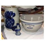 (3) Pcs. Salt Glazed Pottery
