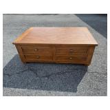 Ethan Allen 2-Drawer Coffee Table