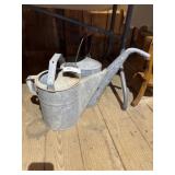 (2) Galvanized Sprinkling Cans