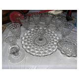 Grouping of Fostoria American Pattern Glassware