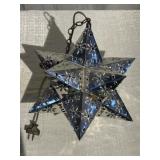Punched Tin Lighted Star