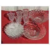Grouping of Fostoria American Pattern Glassware