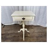 Mahogany Painted 1-Drawer Night Stand