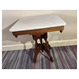 Victorian Marble Top Parlor Table