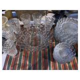 Grouping of Fostoria American Pattern Glassware