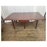 Mahogany Drop Leaf Dining Room Table