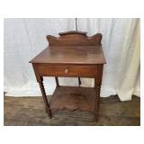 Antique 1-Drawer Washstand