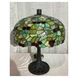 Non-matching Slag Glass Table Light