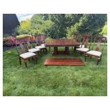 Mahogany 9-pc Dining Room Suite