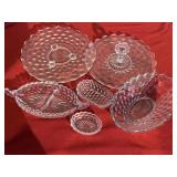Grouping of Fostoria American Pattern Glassware