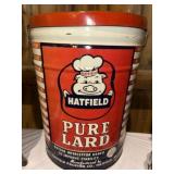 Hatfield 50 Lb. Lard Can