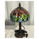 Slag Glass Table LIght