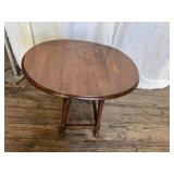 Mahogany Drop Leaf Side Table