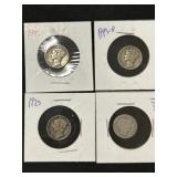 (4) Mercury Dimes