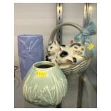 (3) Pcs. Art Pottery