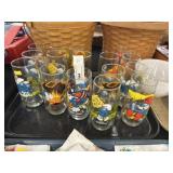 Grp. Smurf Character Glass Tumblers