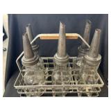 1 Qt. Oil Bottle Carrier w/ (5) Bottles
