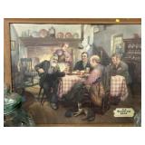 Reading Framed Beer Advertisement