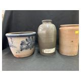 Salt Glazed & Stoneware Storage Crocks