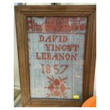 Framed Coverlet Plate