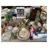 Jewelry Box w/ Vases & Chinaware