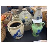 Grp. Salt Glazed & Contemp. Pottery