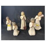 (5) Willow Tree Figurines