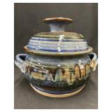 Art Pottery Covered Canister