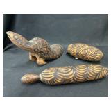 (3) Tribal Wood Carvings