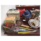 Basins w/ Elec. Heater, Rolling Pin & Home Decor