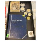 Incomp. Lincoln Head Cent Album w/ Asst. US Coins