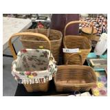(4) Longaberger Baskets